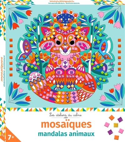 Mosaïques mandalas animaux - boîte avec accessoires (Coffret)