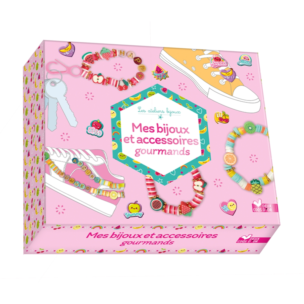 Mes bijoux et accessoires gourmands - coffret avec accessoires (Coffret)