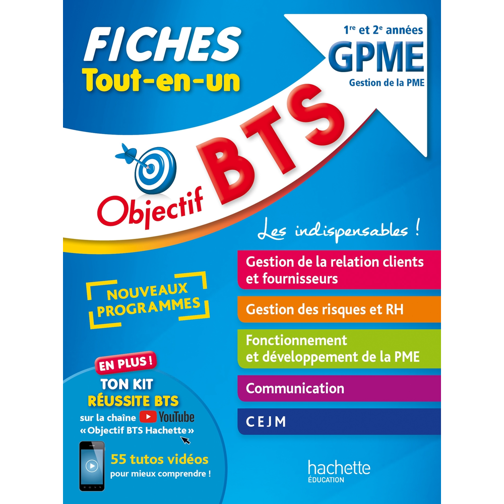 Objectif BTS GPME - Fiches Tout-en-un (Broché)