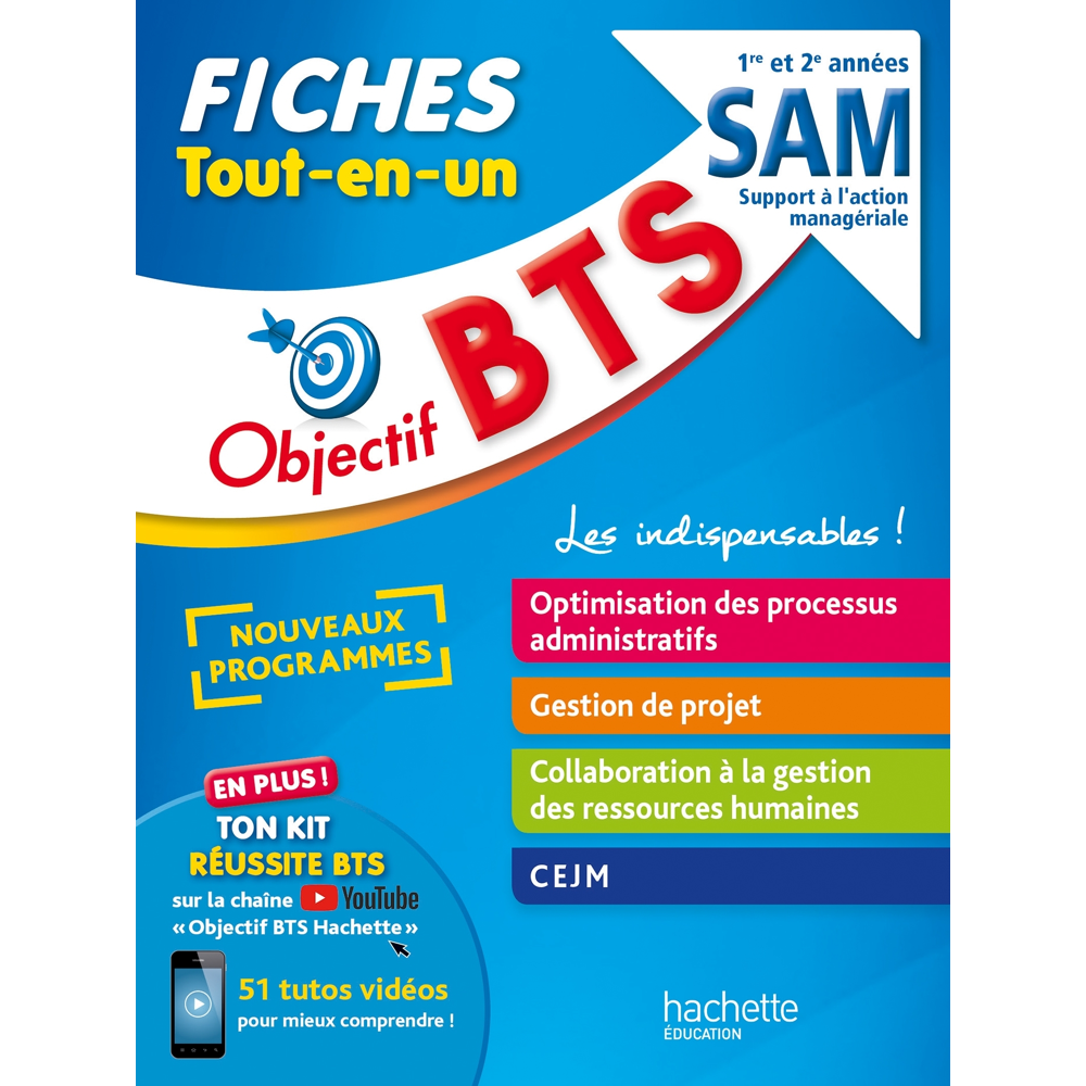 Objectif BTS SAM - Fiches Tout-en-un (Broché)