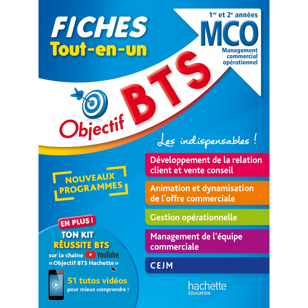 Objectif BTS MCO - Fiches Tout-en-un (Broché)