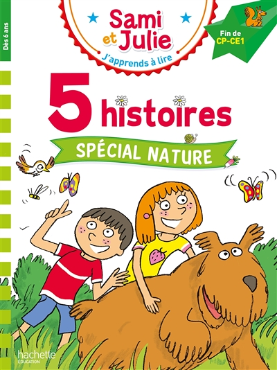 Sami et Julie Fin CP- CE1 5 histoires Spécial nature (Broché)