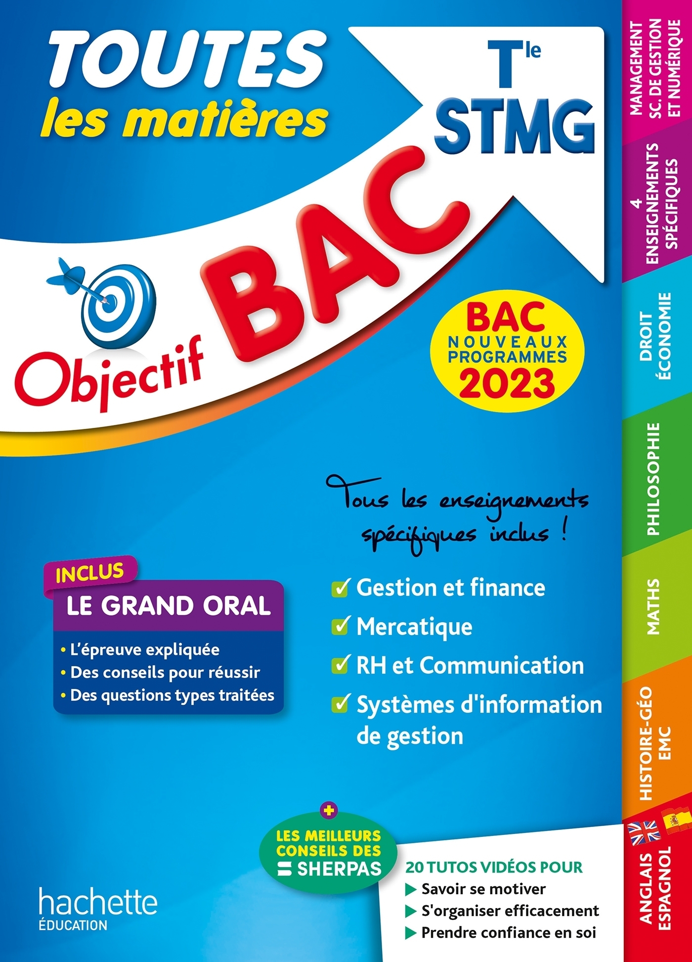 Objectif Bac 2023 - Term STMG Toutes les matières (Broché)
