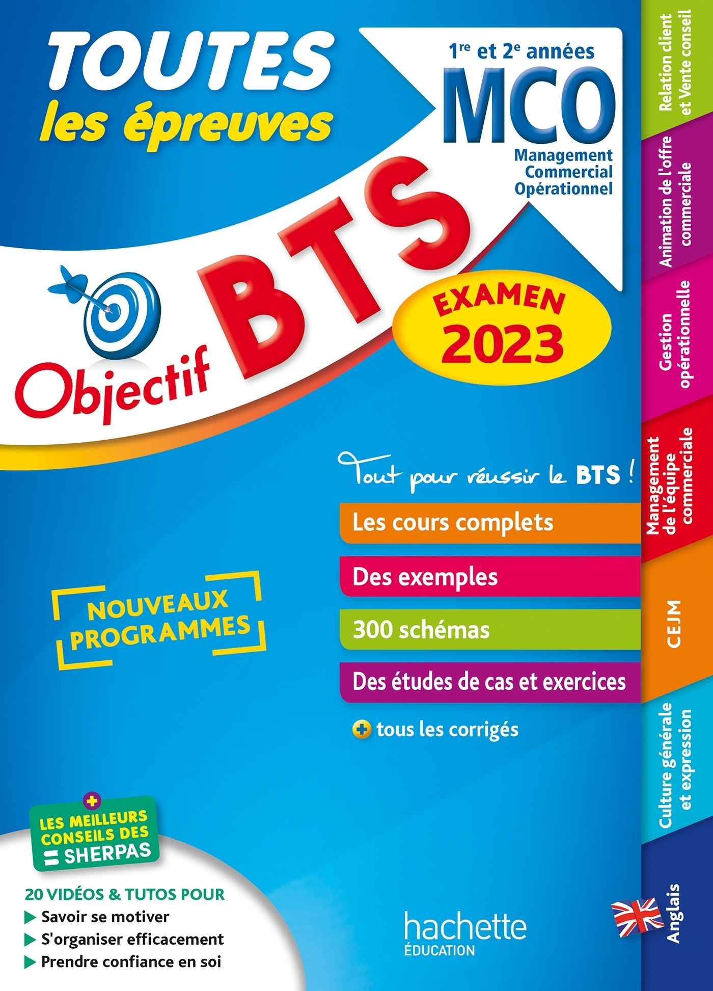 Objectif BTS MCO (1re et 2e années) - Toutes les épreuves, examen 2023 (Broché)