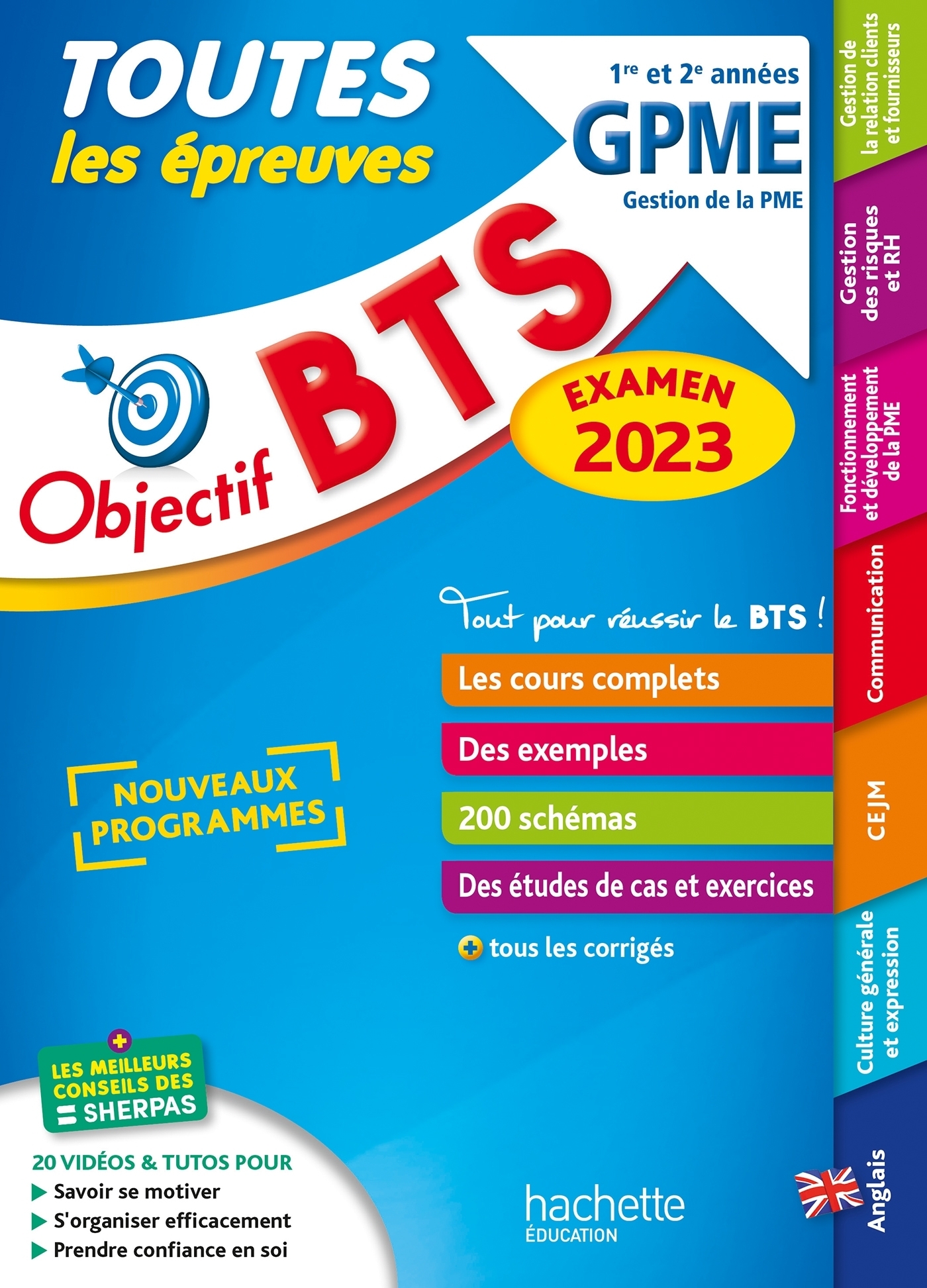 Objectif BTS GPME (1re et 2e années) - Toutes les épreuves, examen 2023 (Broché)