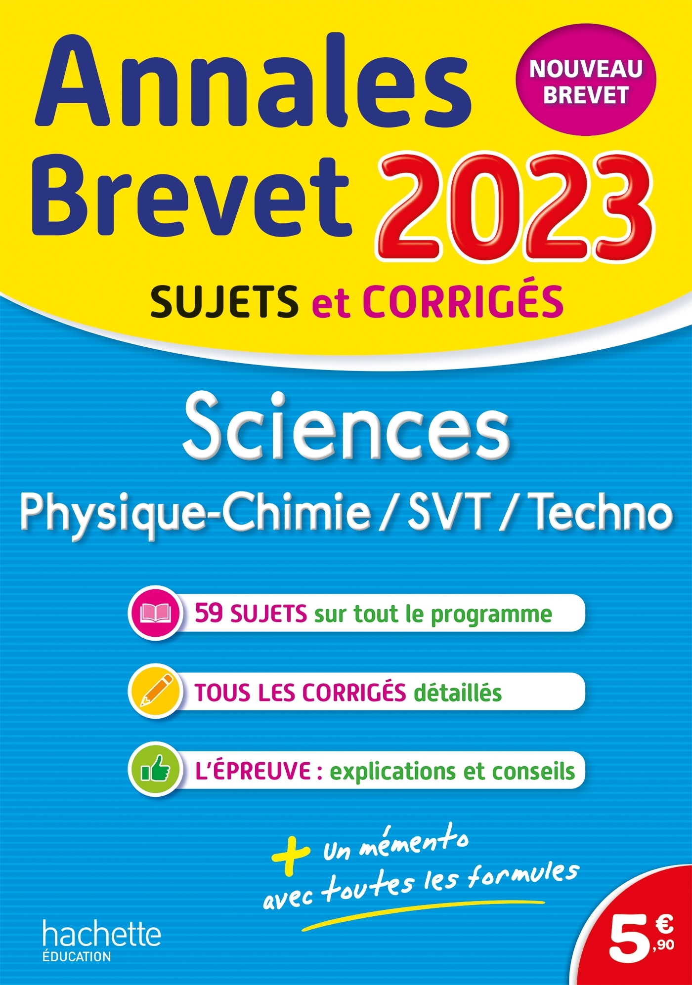 Annales BREVET 2023 - Sciences (Broché)