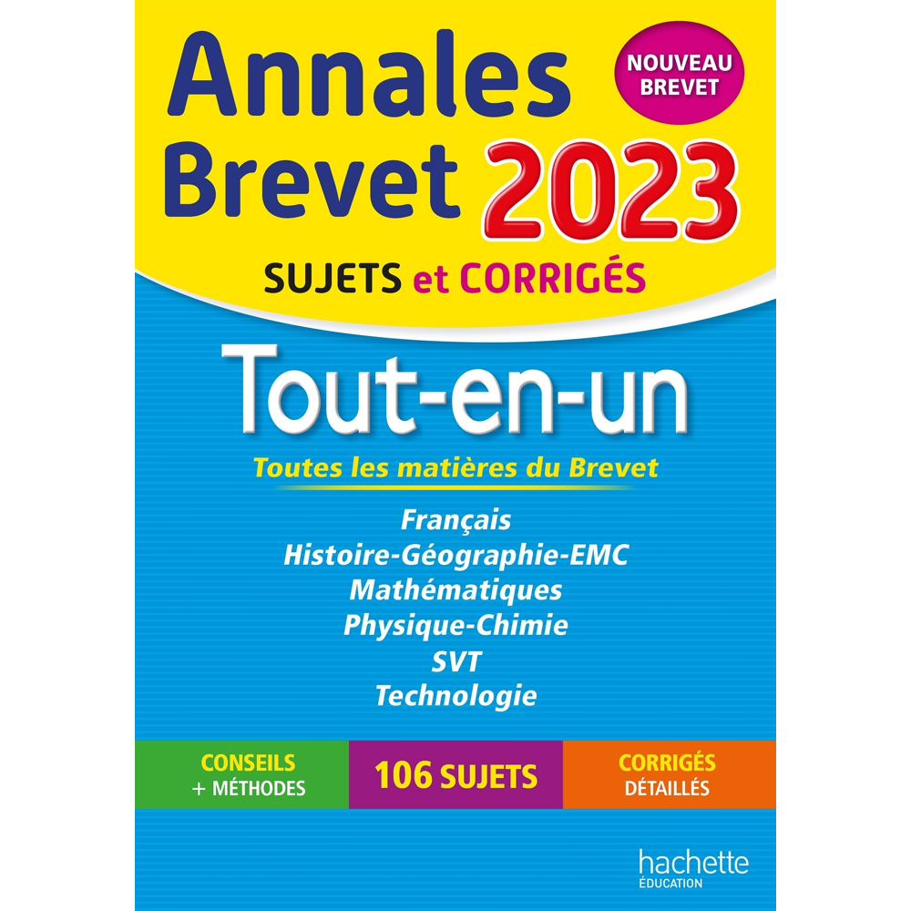Annales BREVET 2023 Tout-en-un (Broché)