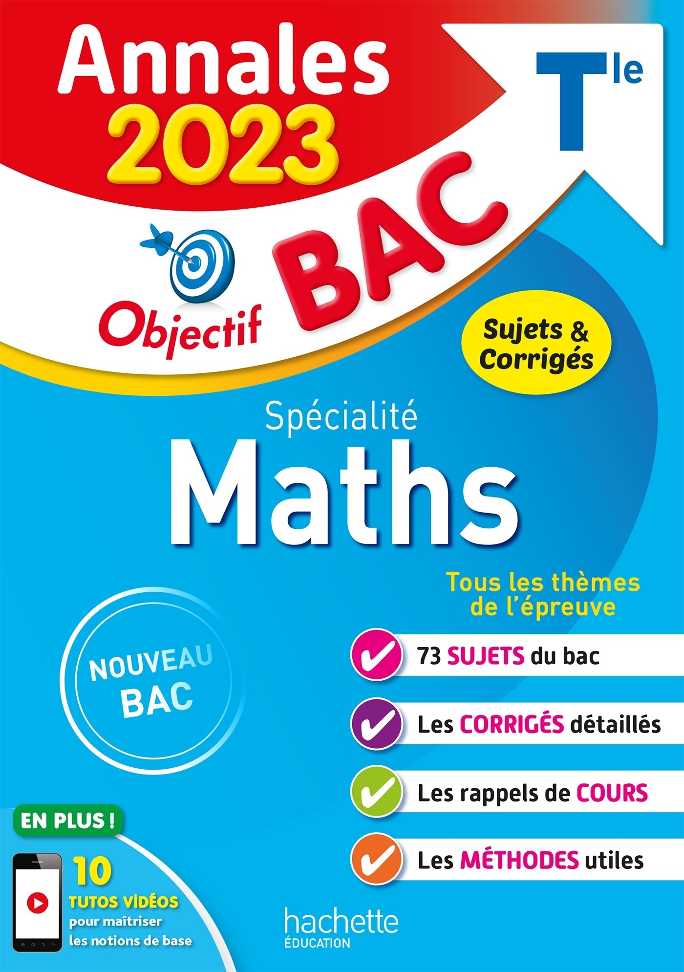 Annales Objectif BAC 2023 - Spécialité Maths (Broché)