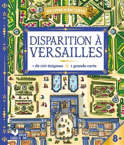 Disparition à Versailles - livre avec carte (Broché)