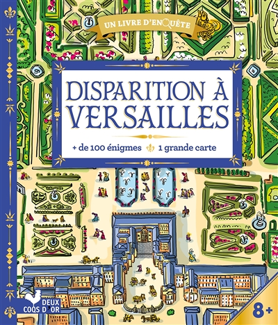 Disparition à Versailles - livre avec carte (Broché)