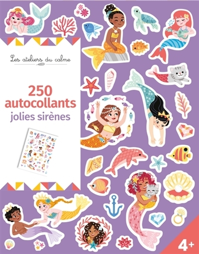 250 autocollants - jolies sirènes (Broché)