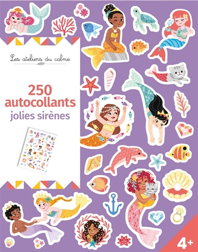250 autocollants - jolies sirènes (Broché)