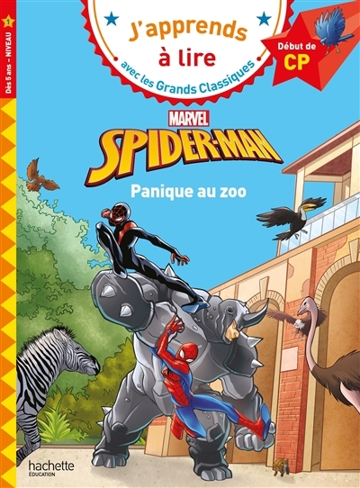 Disney CP niveau1 Spider-Man Panique au zoo (Broché)