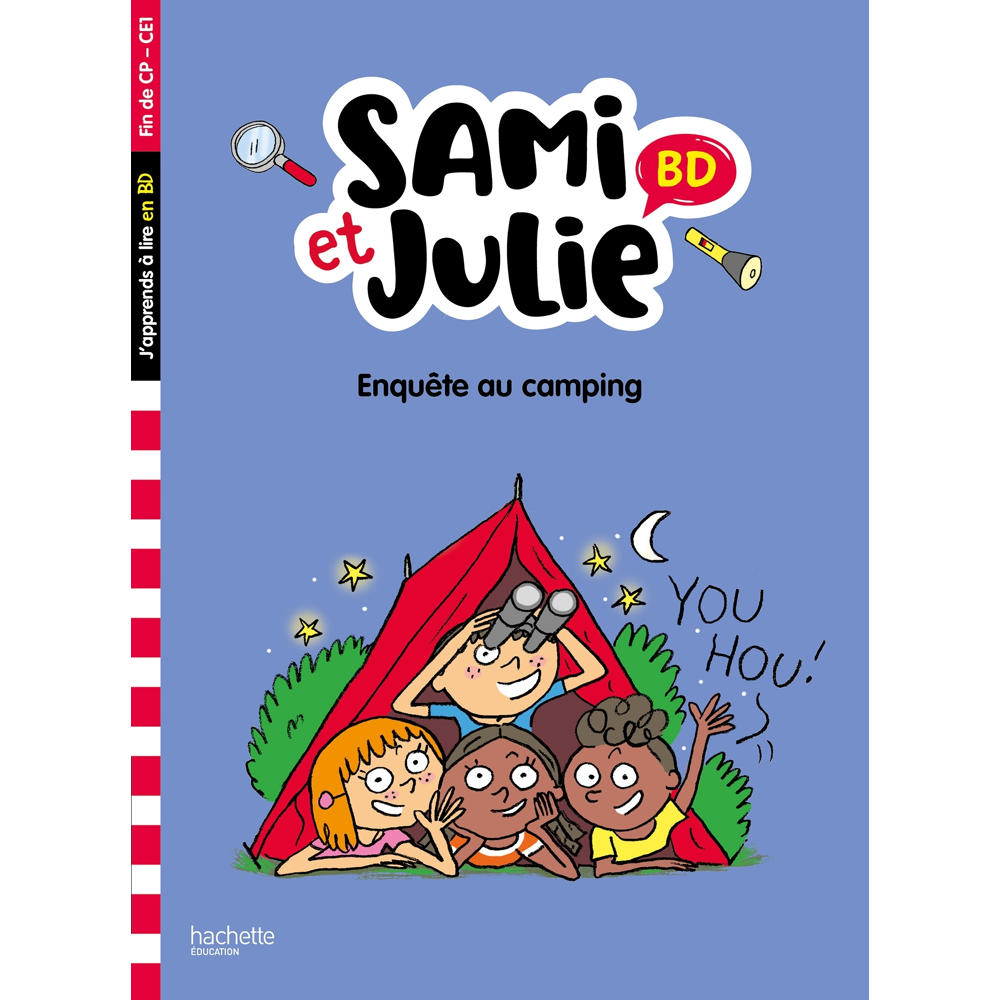 Sami et Julie BD Fin de CP- CE1 - Enquête au camping (Broché)