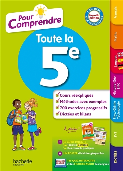 Pour Comprendre Toutes Les Matières 5E (Broché)