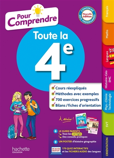Pour Comprendre Toutes Les Matières 4E (Broché)