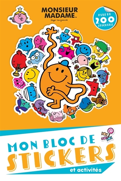 Monsieur Madame - Mon bloc de stickers et activités (Broché)