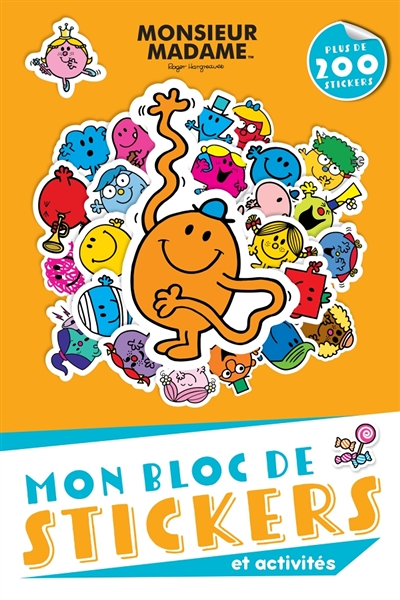 Monsieur Madame - Mon bloc de stickers et activités (Broché)