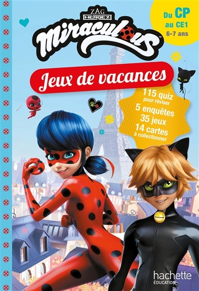 Miraculous - Jeux de vacances 2022 - Du CP au CE1 (Broché)