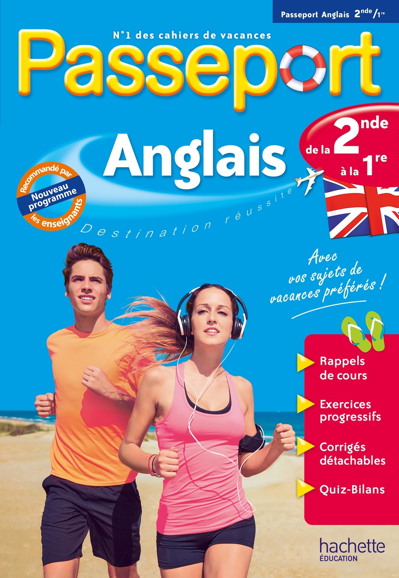 Passeport - Anglais de la 2de à la 1re - Cahier de vacances 2023 (Broché)