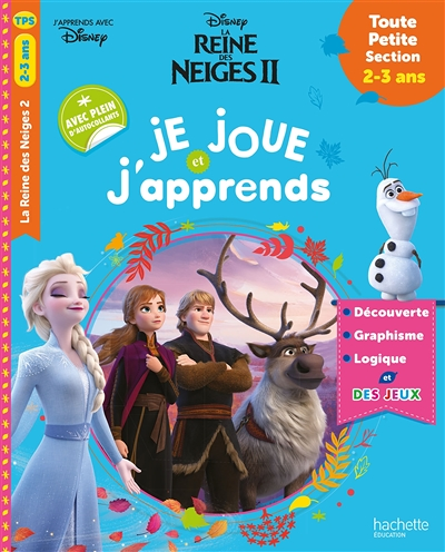 Disney - Reine des Neiges 2 - Je joue et j'apprends Toute petite section (Broché)