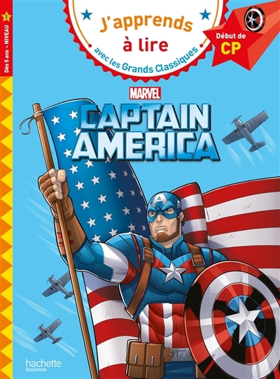 Disney - Marvel - Captain America, CP niveau 1 (Poche)