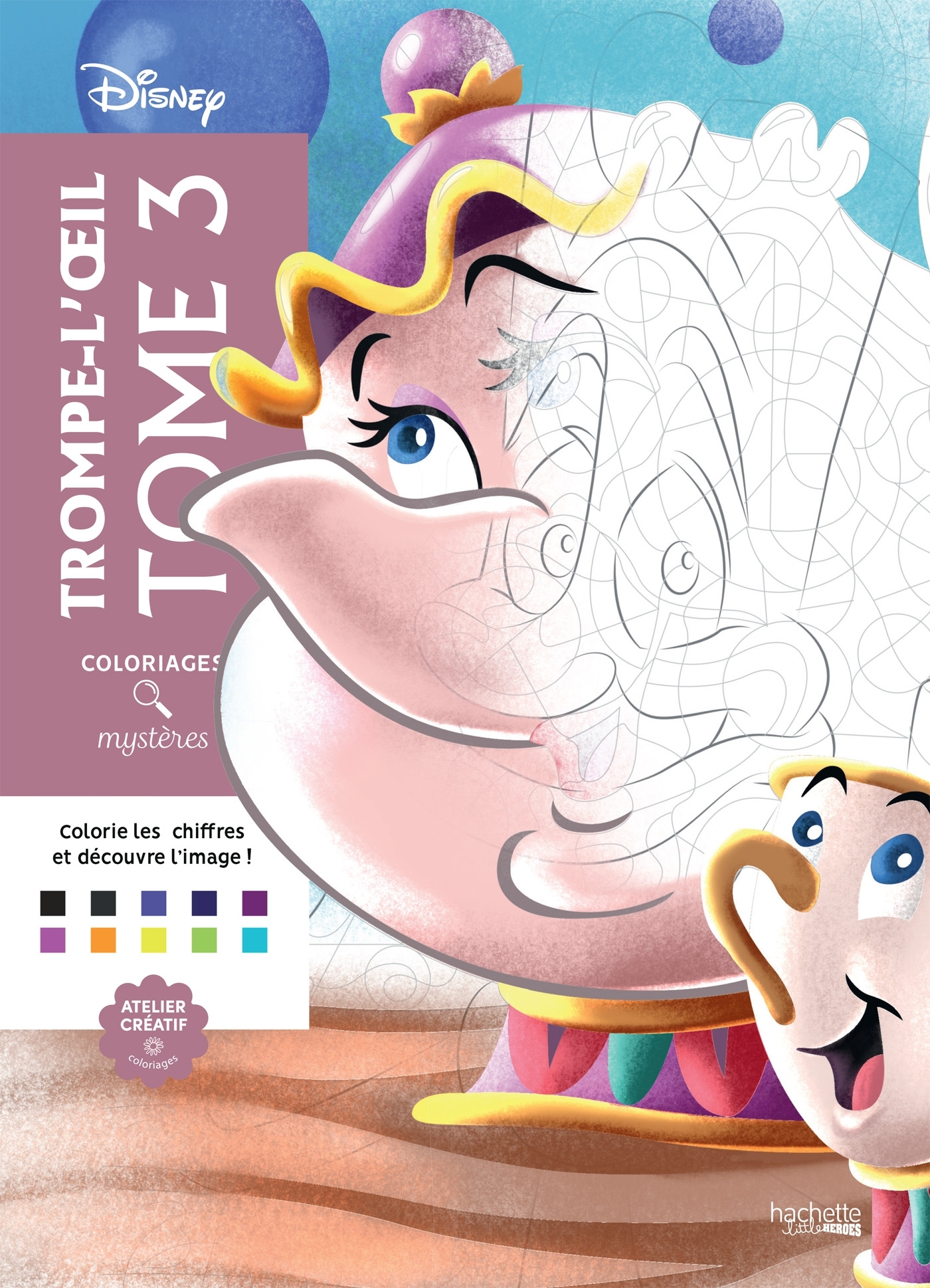 Coloriages mystères Disney - Trompe l'oeil Tome 3 (Broché)