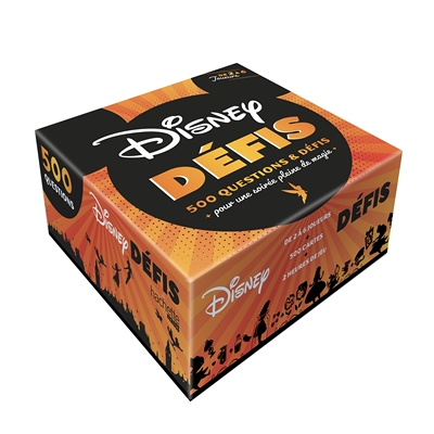 Boîte défis Disney - 500 questions & défis pour une soirée pleine de magie (Coffret)
