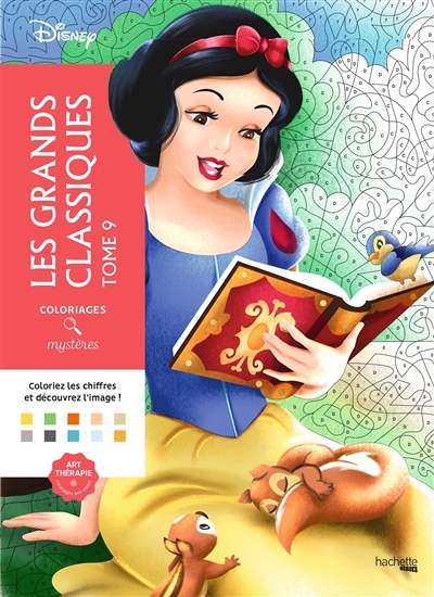 Coloriages mystères Disney - Les Grands classiques Tome 9 (Broché)