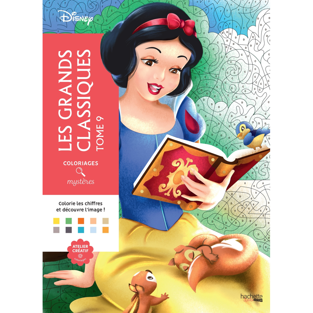 Coloriages mystères Disney - Les Grands classiques Tome 9 (Broché)