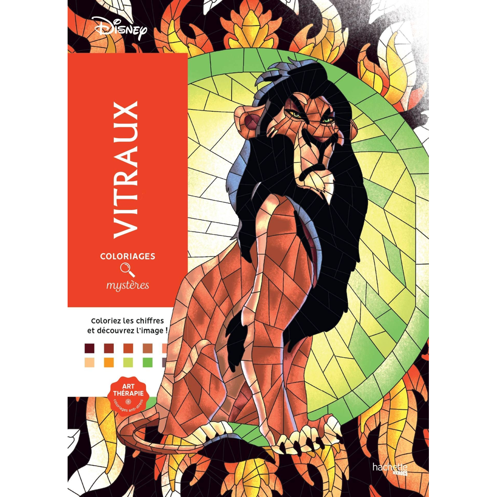 Coloriages mystères Disney - Vitraux (Broché)