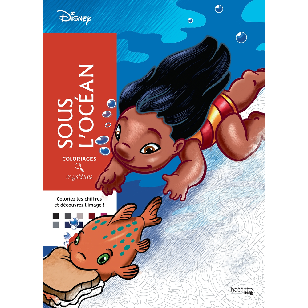 Coloriages mystères Disney - Sous l'océan (Broché)