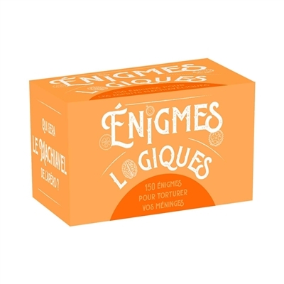 Boîte Enigmes logiques (Coffret)