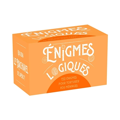 Boîte Enigmes logiques (Coffret)