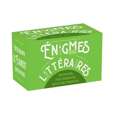 Boîte Enigmes littéraires (Coffret)