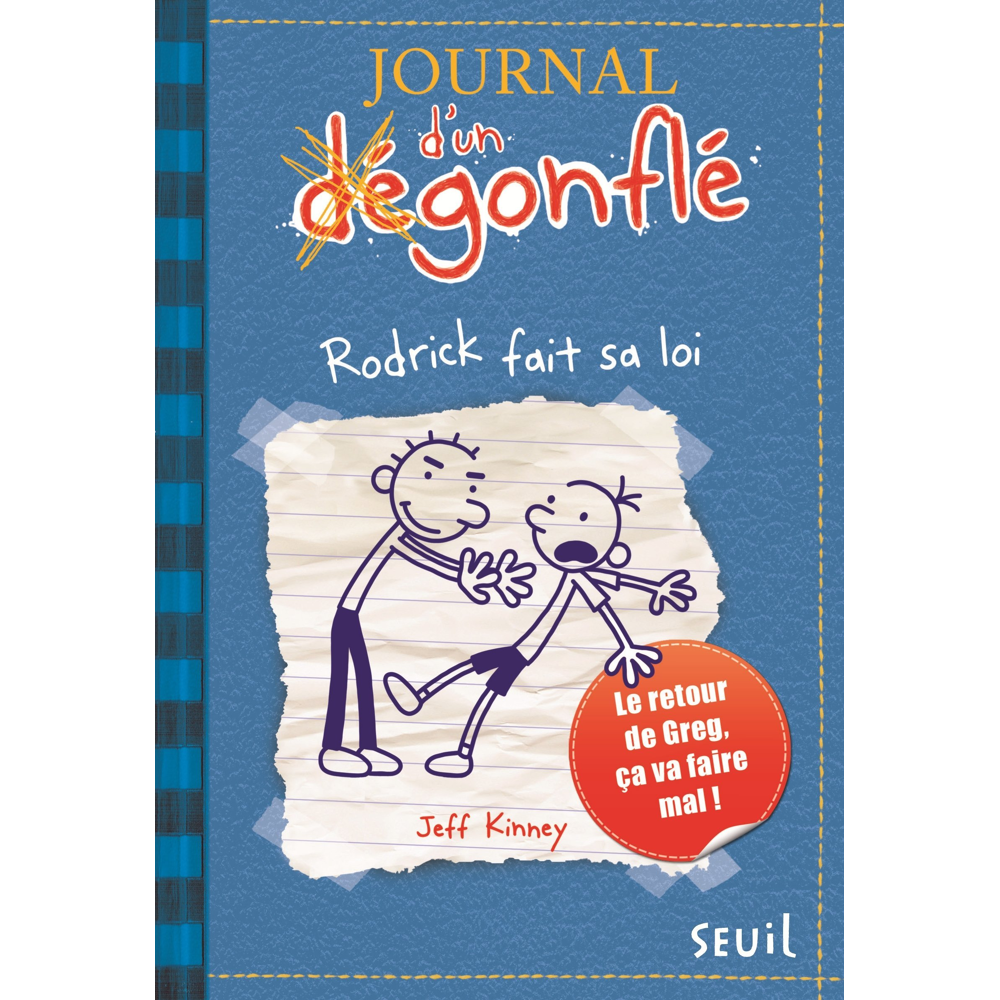 Journal d'un dégonflé - Tome 2 - Rodrick fait sa loi - Journal d'un dégonflé, tome 2 (Jeunesse)