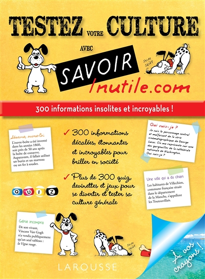 Testez votre culture avec savoir inutile (Broché)