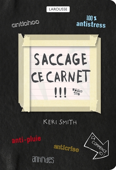 Saccage ce carnet !!! (Broché)
