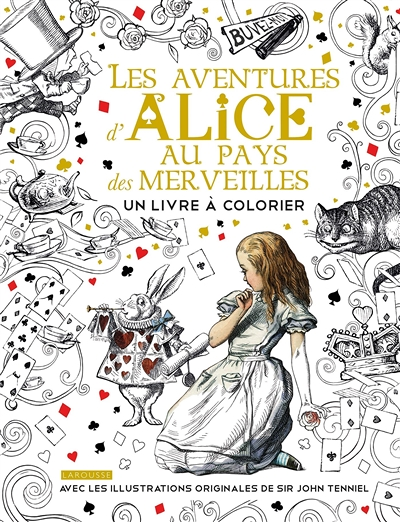 Les aventures d'Alice au pays des merveilles : un livre à colorier (Jeunesse)