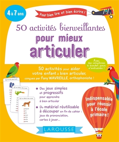 50 activités bienveillantes pour mieux articuler (Broché)