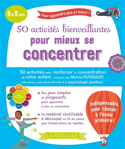 50 activités bienveillantes pour mieux se concentrer (Broché)