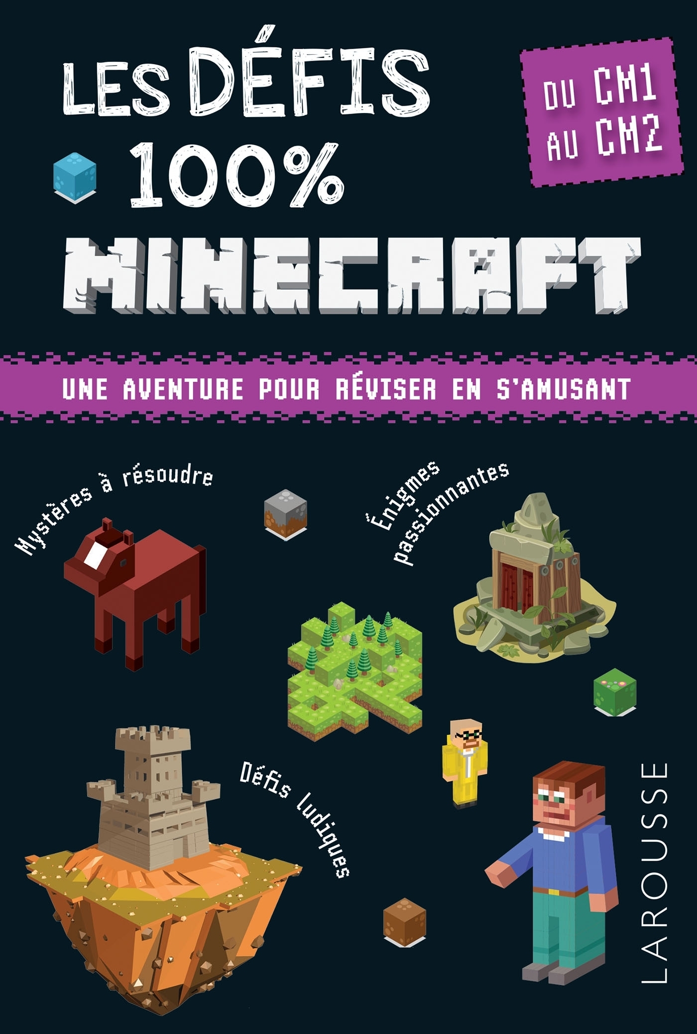 Les défis 100% Minecraft CM1-CM2 (Broché)