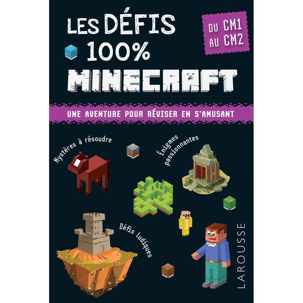 Les défis 100% Minecraft CM1-CM2 (Broché)