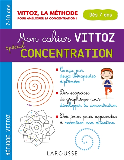 Mon cahier Vittoz, spécial concentration (Broché)
