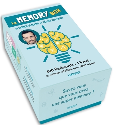 La Memory box - 400 flashcards + 1 livret, la meilleure méthode pour tout retenir (Coffret)