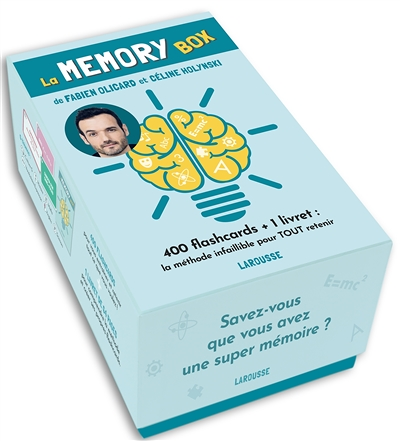 La Memory box - 400 flashcards + 1 livret, la meilleure méthode pour tout retenir (Coffret)