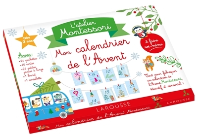 Mon atelier Montessori calendrier de l'avent (Coffret)