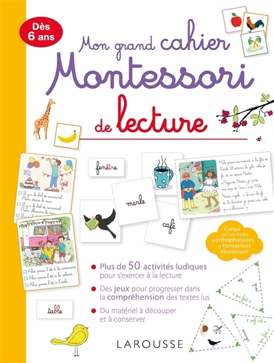 Mon grand cahier Montessori de lecture (Broché)