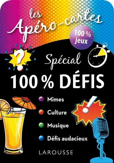 Les apéro-cartes spécial 100 % défis (Blister)