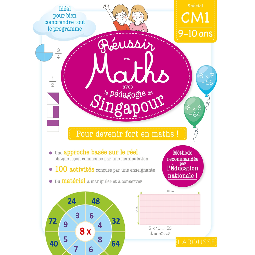 Réussir en maths avec Singapour CM1 (Broché)